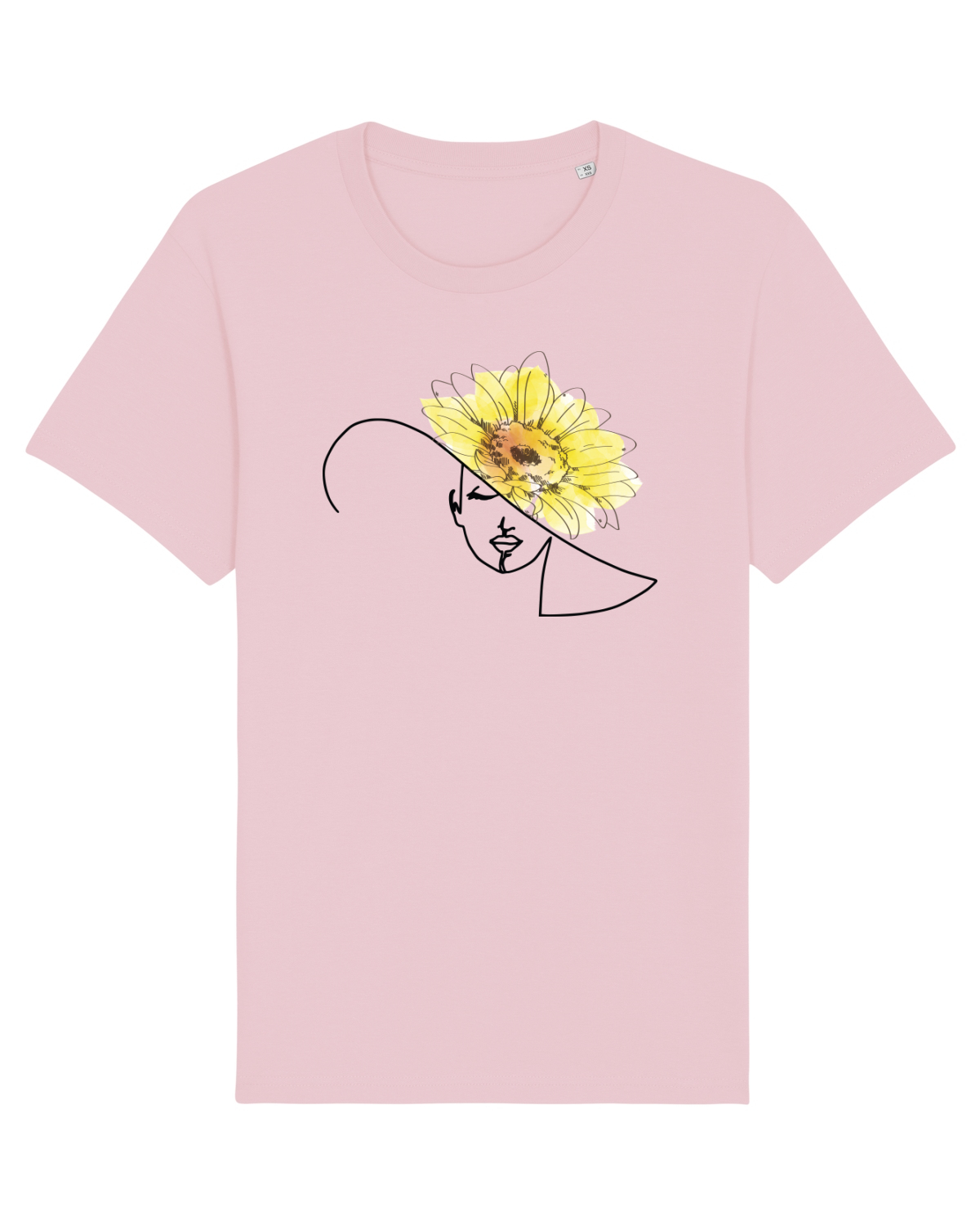 Tricou mânecă scurtă Unisex Rocker Cotton Pink