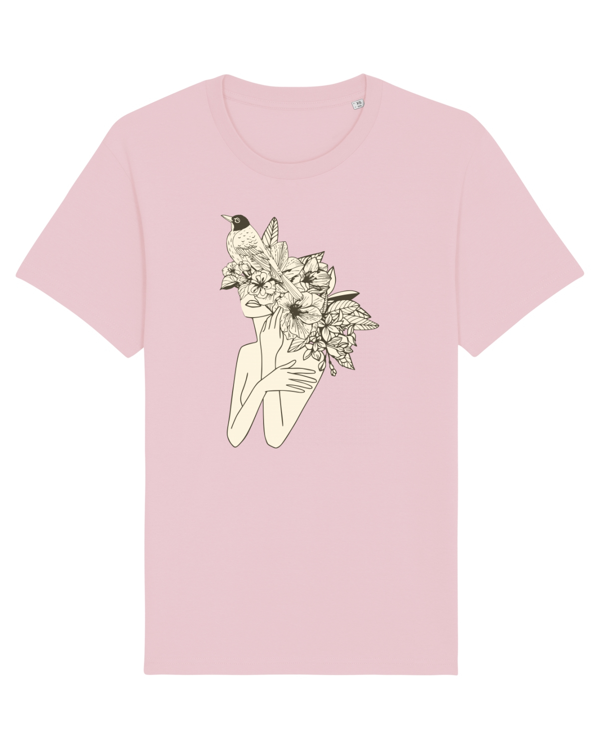 Tricou mânecă scurtă Unisex Rocker Cotton Pink