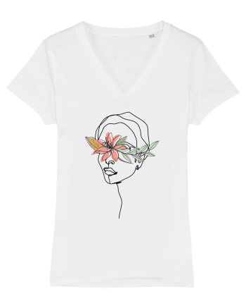 Floral Head Hibiscus White