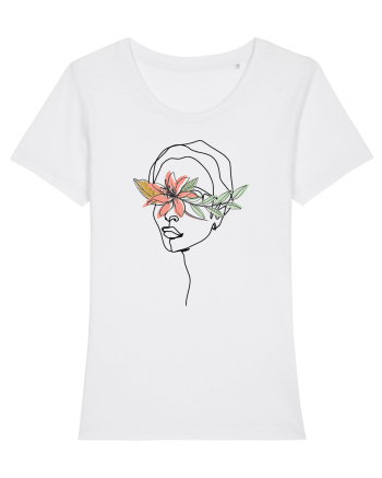 Floral Head Hibiscus White