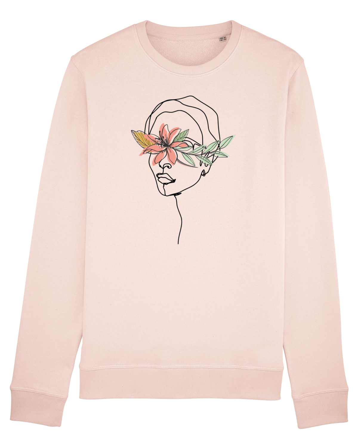 Bluză mânecă lungă Unisex Rise Candy Pink