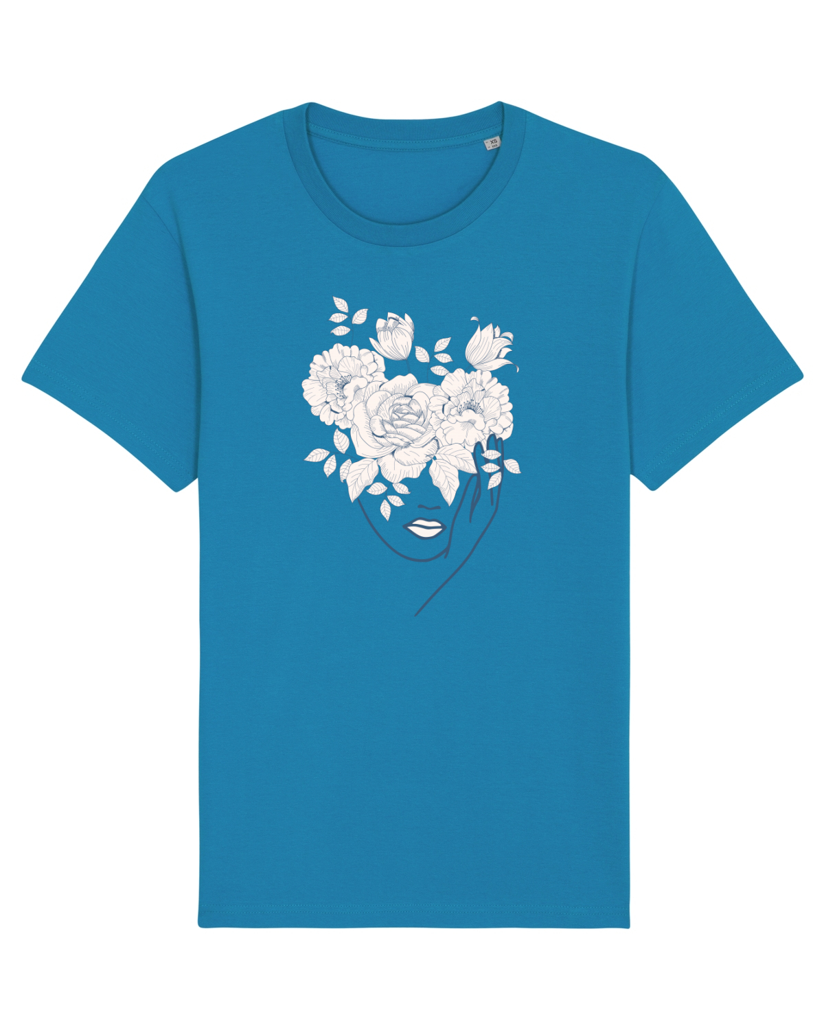 Tricou mânecă scurtă Unisex Rocker Azur