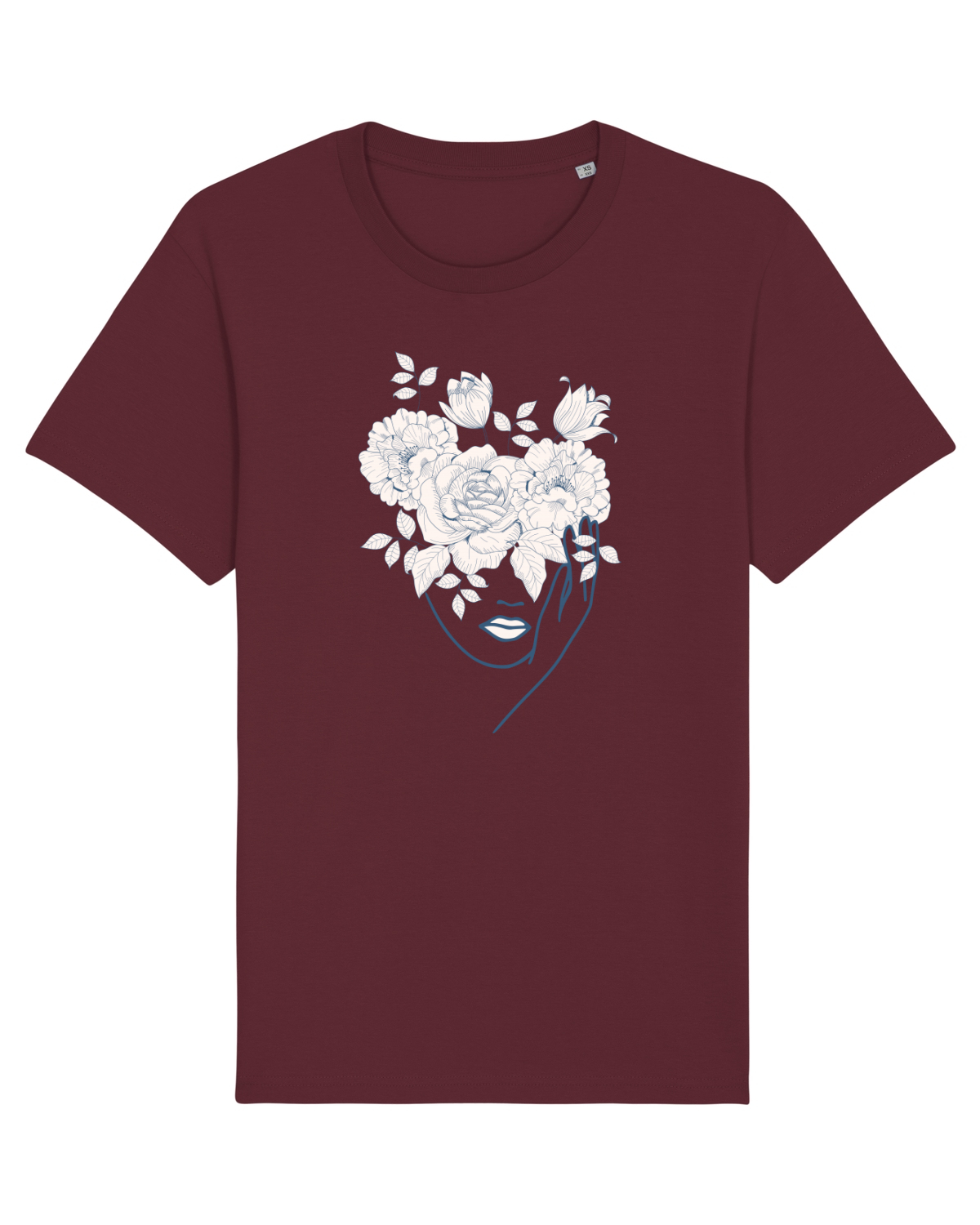 Tricou mânecă scurtă Unisex Rocker Burgundy