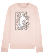 Floral Side Feminin Bluză mânecă lungă Unisex Rise