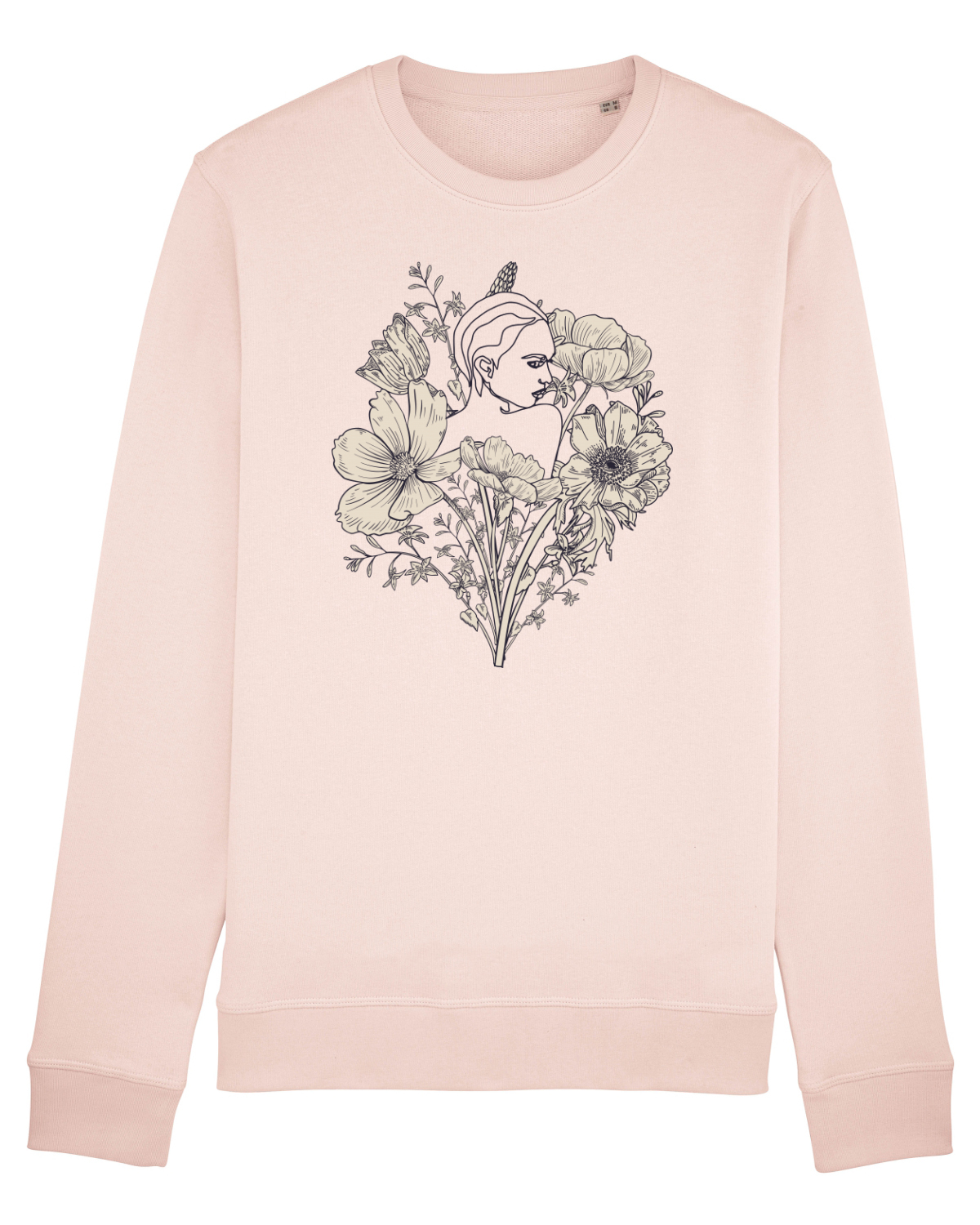 Bluză mânecă lungă Unisex Rise Candy Pink
