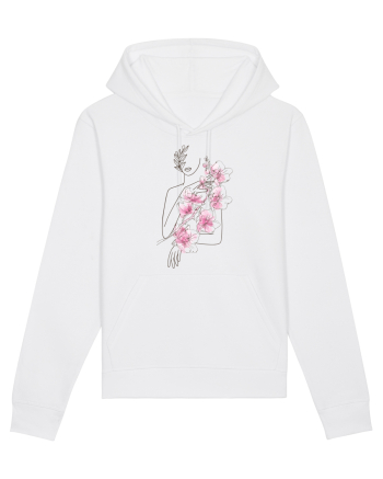 Silueta Floral Pink White