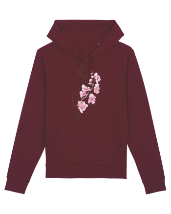 Silueta Floral Pink Burgundy