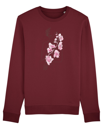 Silueta Floral Pink Burgundy