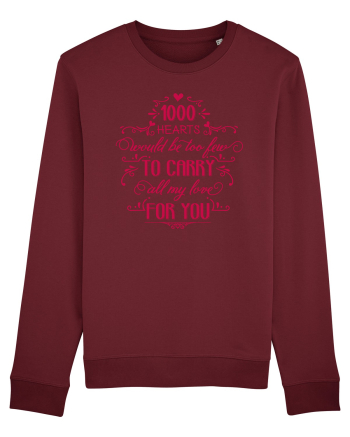 1000 de Inimi Burgundy