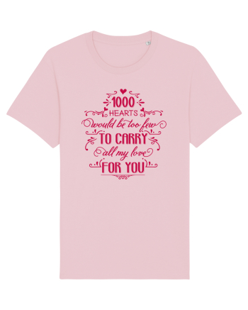 1000 de Inimi Cotton Pink
