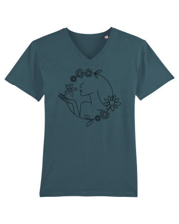 Floral Line Art Stargazer