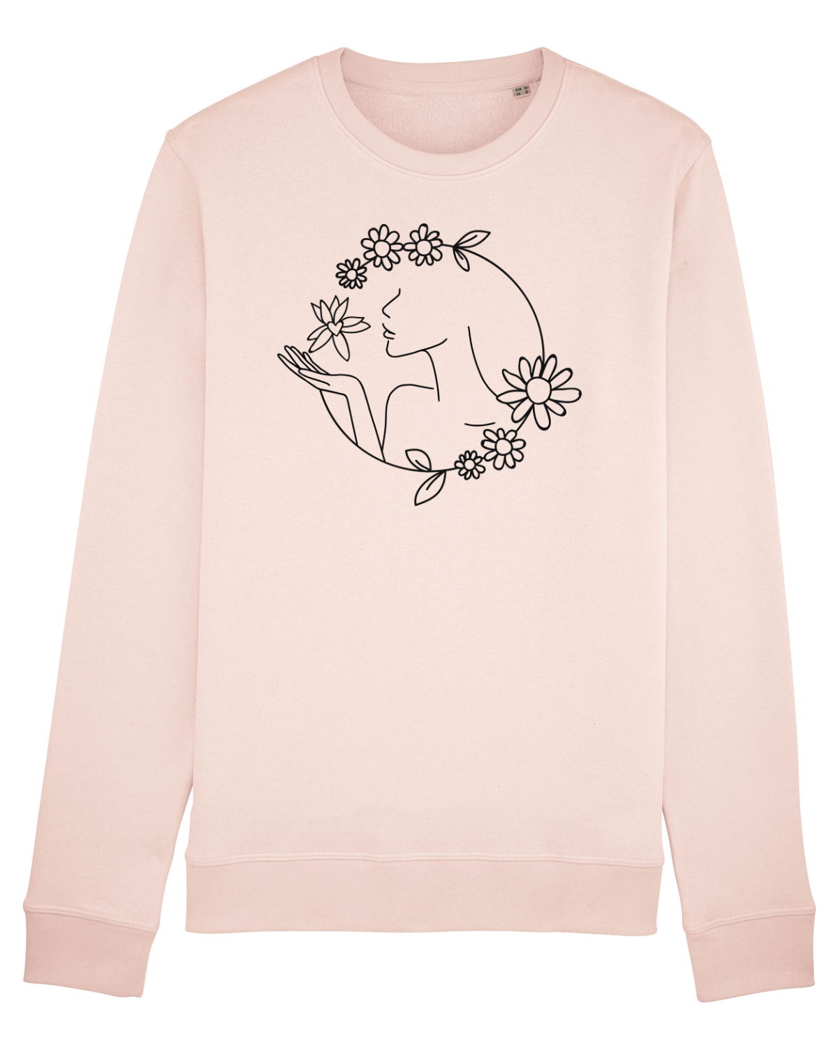 Bluză mânecă lungă Unisex Rise Candy Pink