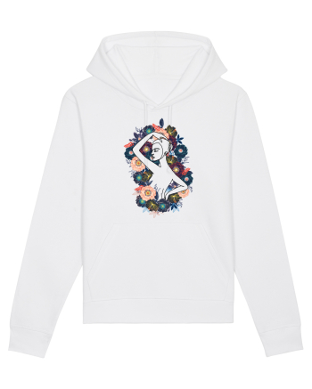 Colorful Feminin Back White
