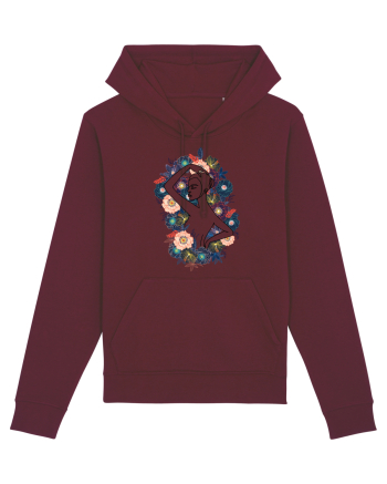 Colorful Feminin Back Burgundy