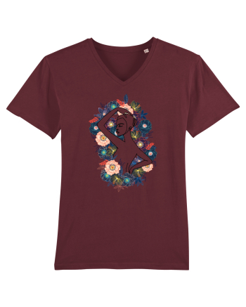 Colorful Feminin Back Burgundy