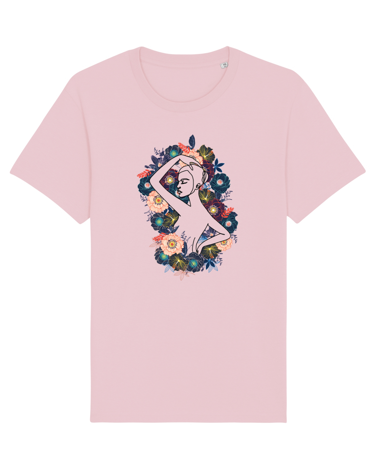 Tricou mânecă scurtă Unisex Rocker Cotton Pink