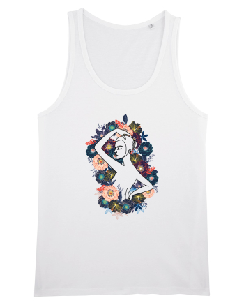 Colorful Feminin Back White
