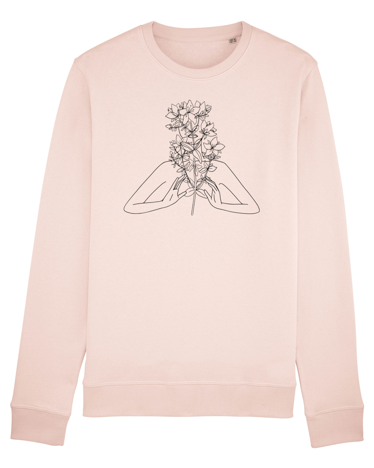 Bluză mânecă lungă Unisex Rise Candy Pink