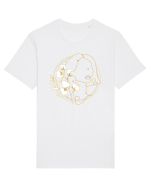 Yellow Line Art Feminin Tricou mânecă scurtă Unisex Rocker