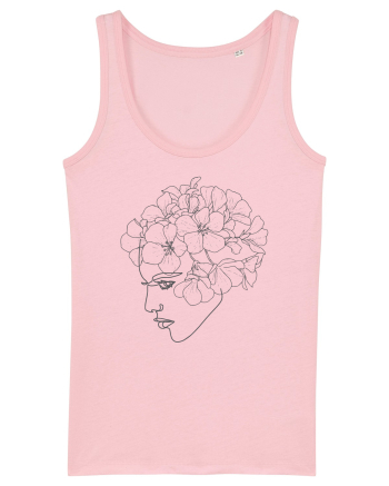 Floral Side Head Cotton Pink