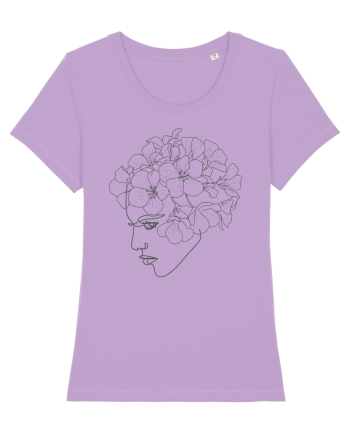 Floral Side Head Lavender Dawn