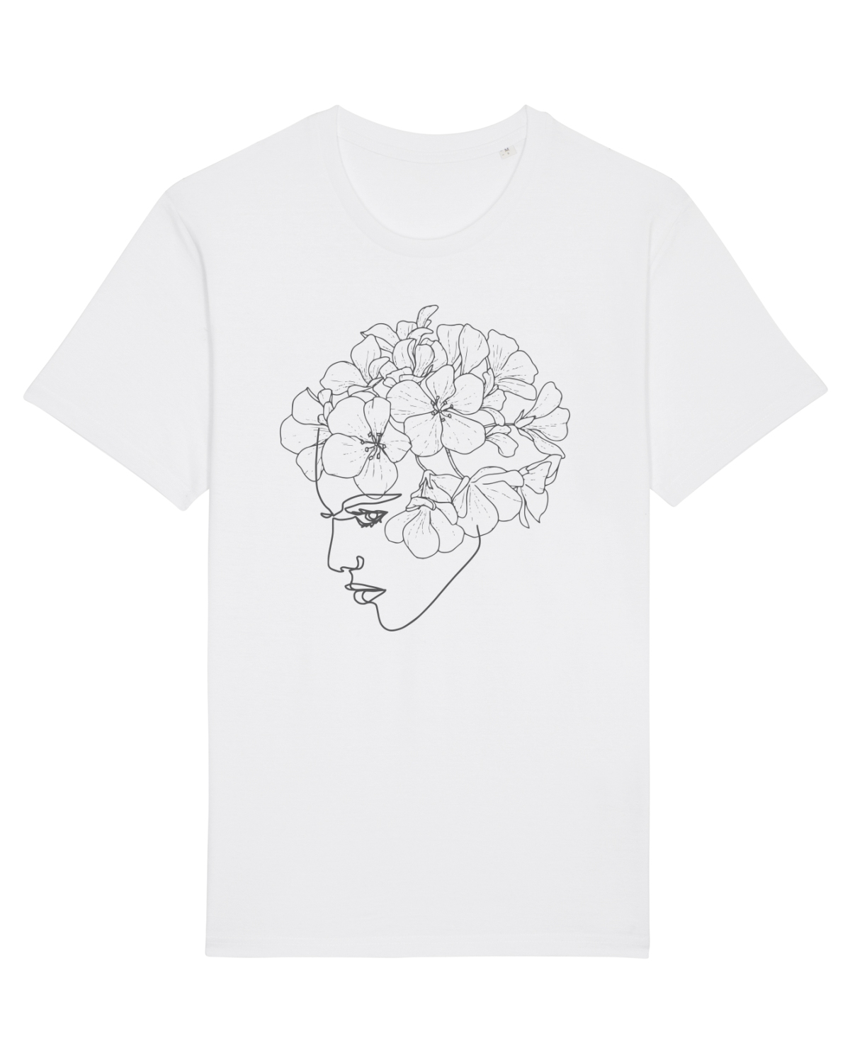 Tricou mânecă scurtă Unisex Rocker White