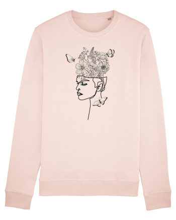 Butterfly Head Feminin Candy Pink