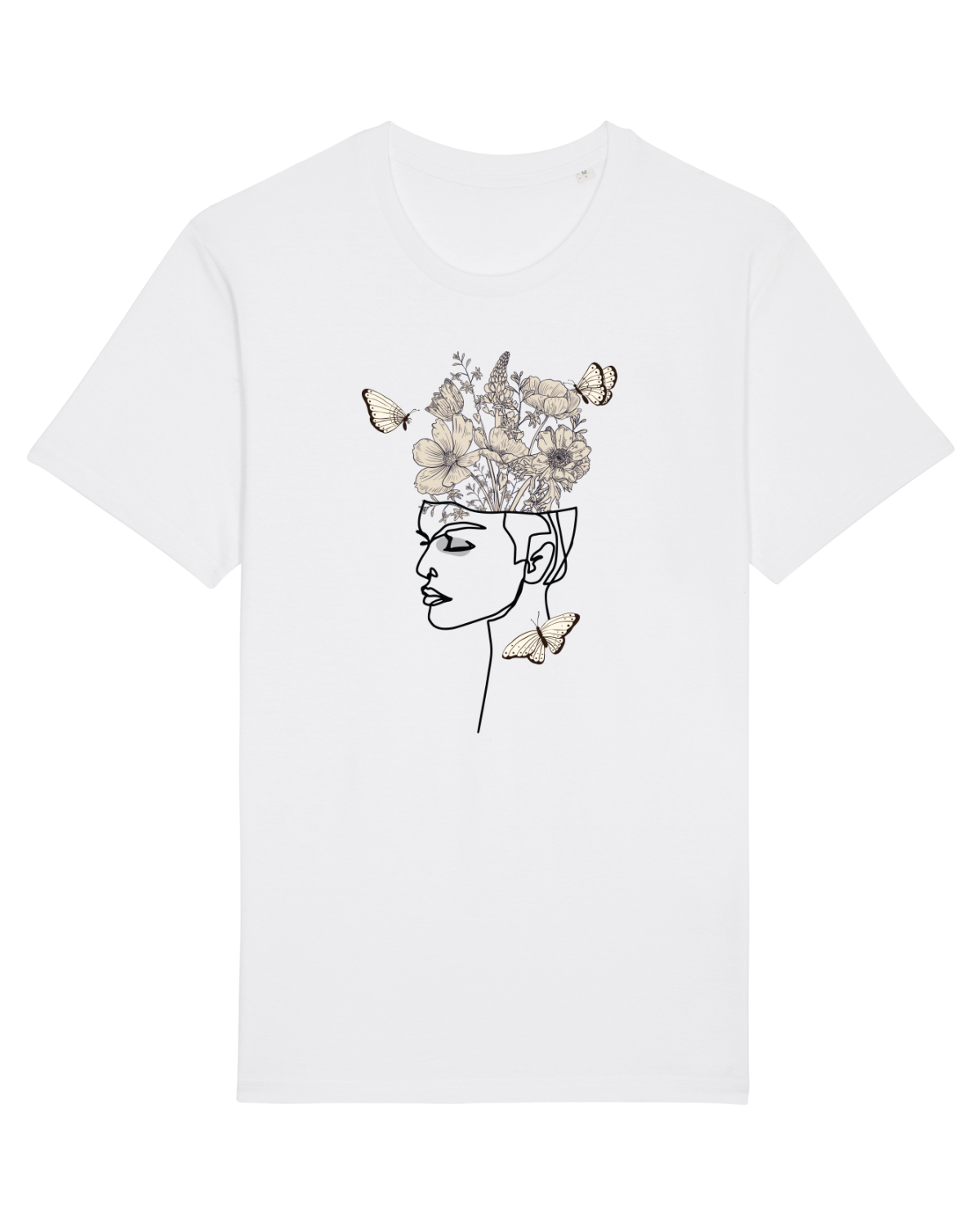 Tricou mânecă scurtă Unisex Rocker White