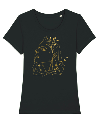 Gold Abstract Feminin Black