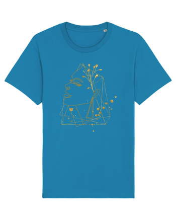 Gold Abstract Feminin Azur