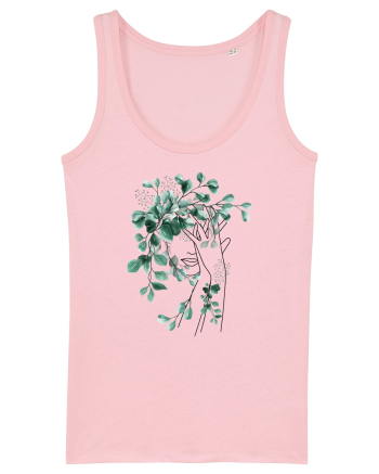 Green Head Feminin Cotton Pink