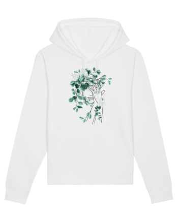 Green Head Feminin White
