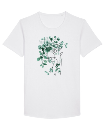 Green Head Feminin White