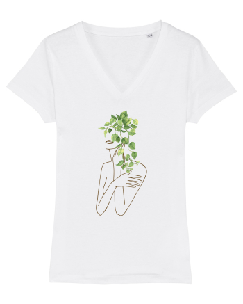 Silueta Green Feminin White
