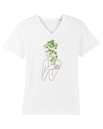 Silueta Green Feminin Tricou mânecă scurtă guler V Bărbat Presenter