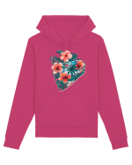 Hawaii Flowers Feminin Hanorac Unisex Drummer