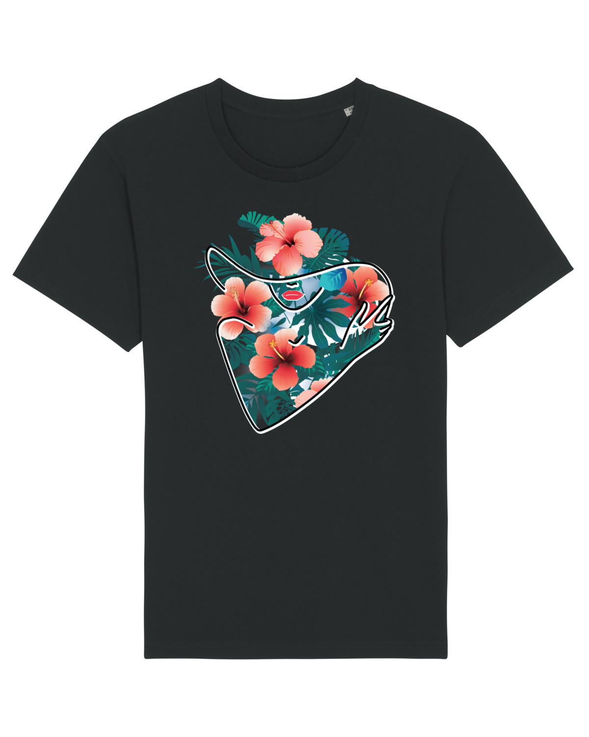 Tricou mânecă scurtă Unisex Rocker Black