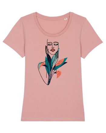 Red Floral Feminin Canyon Pink