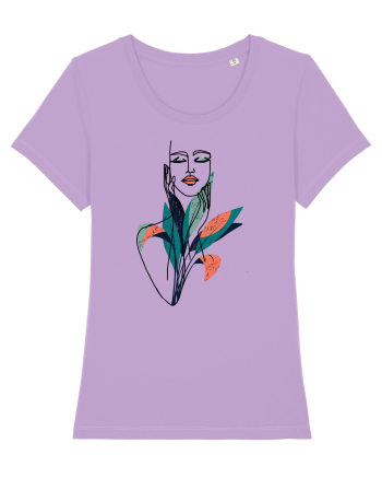Red Floral Feminin Lavender Dawn