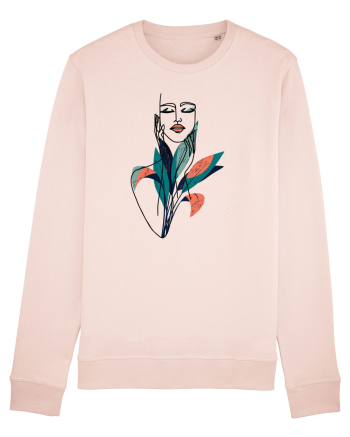 Red Floral Feminin Candy Pink