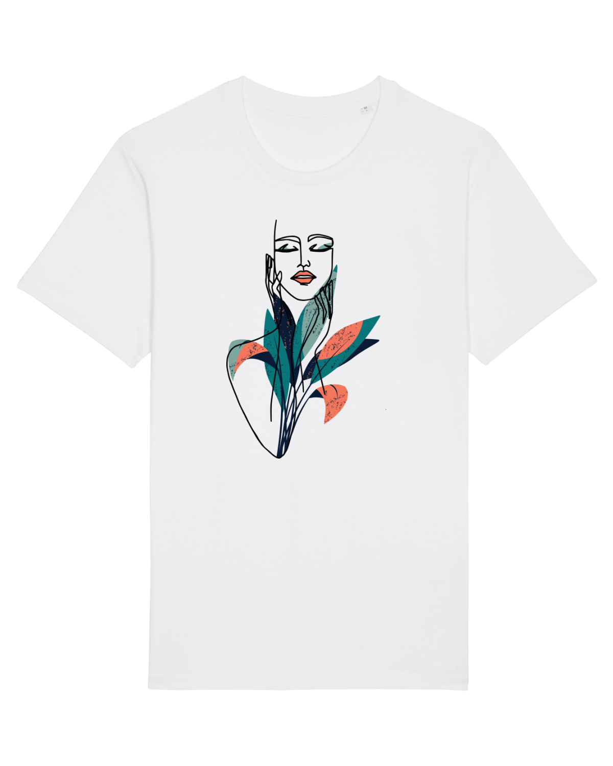 Tricou mânecă scurtă Unisex Rocker White