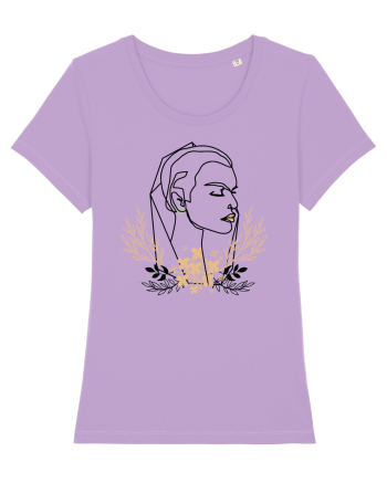Orange Floral Head Lavender Dawn