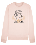 Orange Floral Head Bluză mânecă lungă Unisex Rise