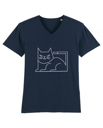 Minimal Cat French Navy