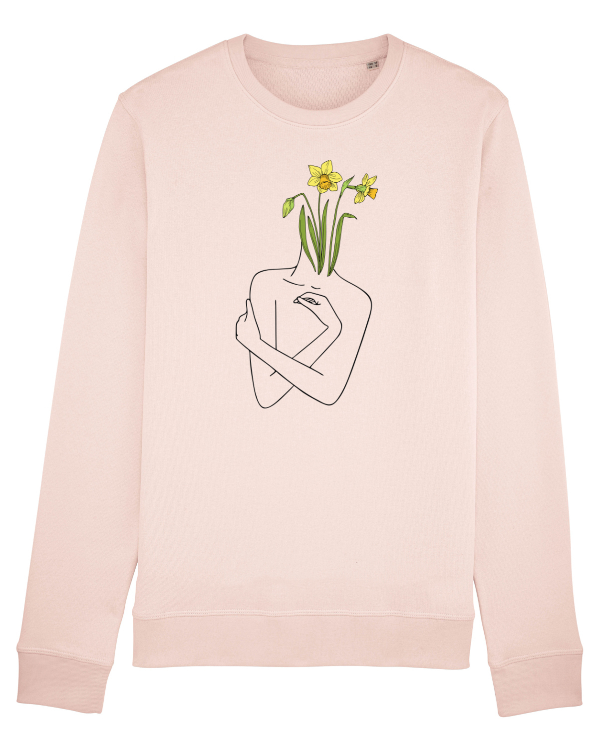 Bluză mânecă lungă Unisex Rise Candy Pink