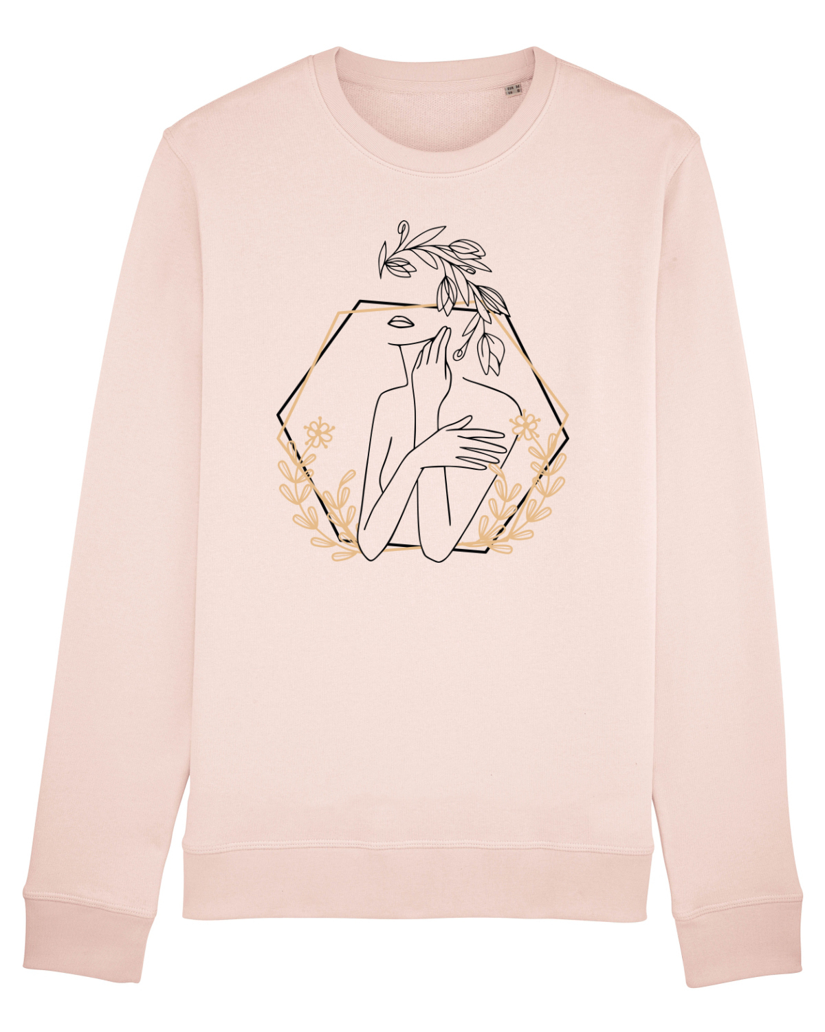 Bluză mânecă lungă Unisex Rise Candy Pink