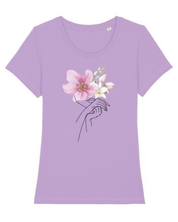Pink Floral Hands Lavender Dawn