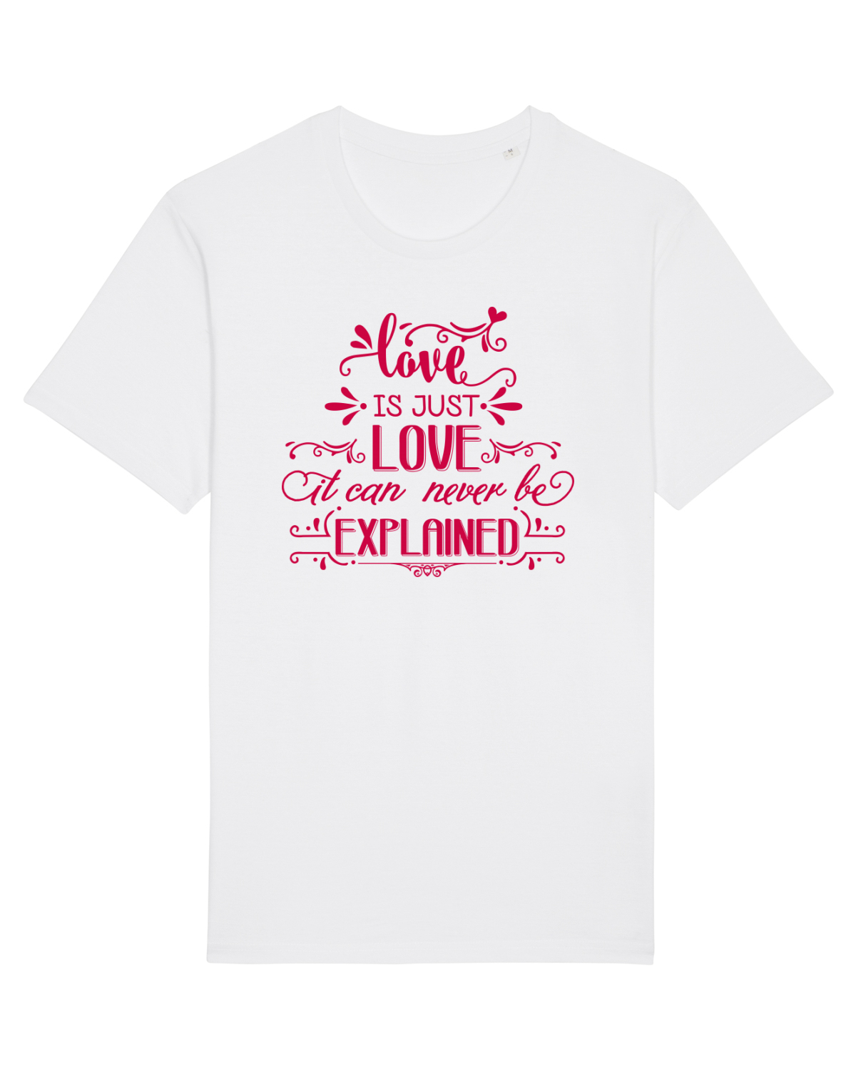 Tricou mânecă scurtă Unisex Rocker White