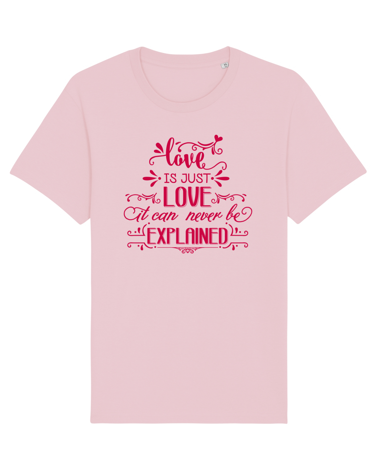 Tricou mânecă scurtă Unisex Rocker Cotton Pink