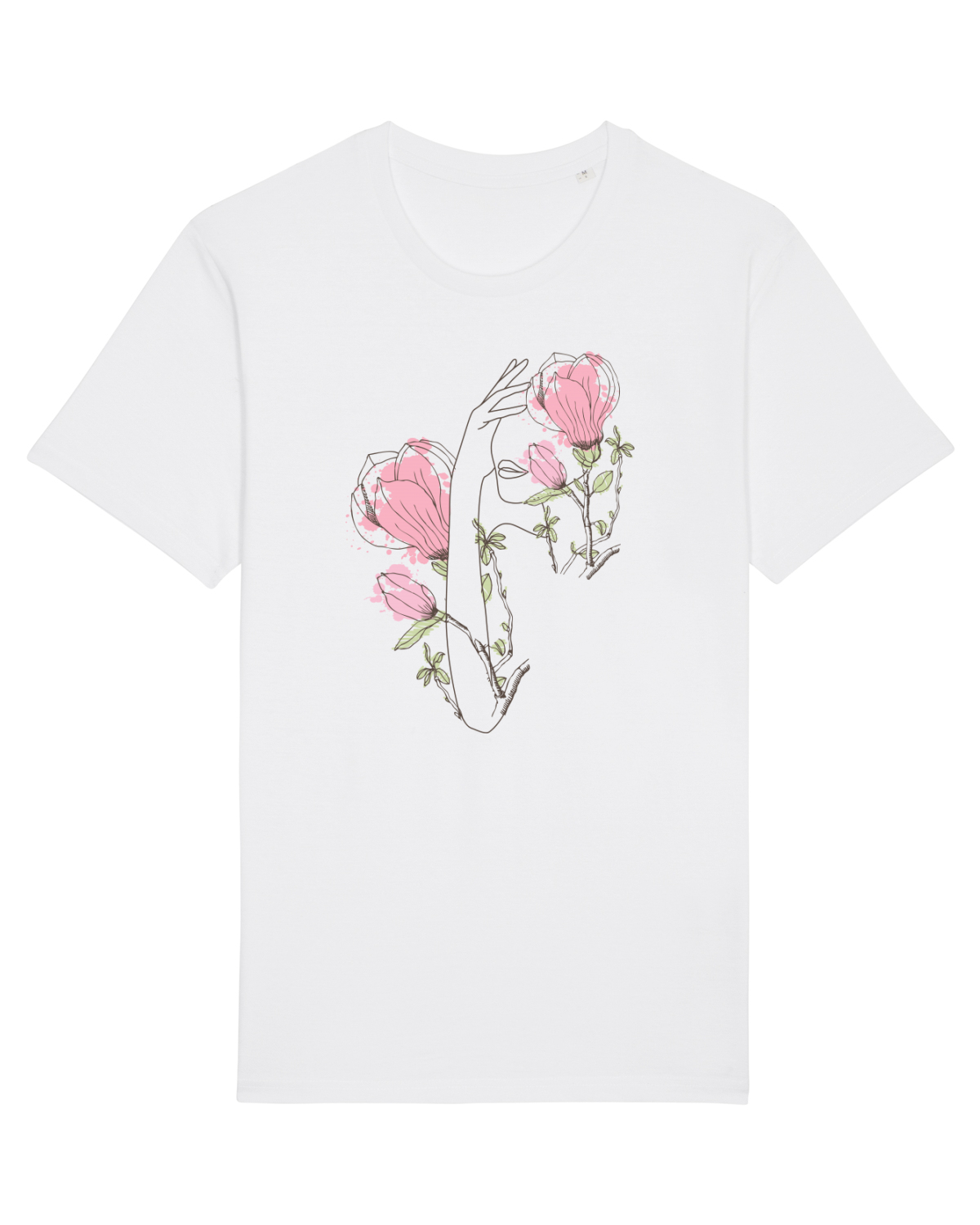 Tricou mânecă scurtă Unisex Rocker White
